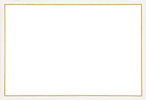 木製パズルフレーム ウッディーパネルエクセレント ゴールドライン シャインホワイト 51x73 5cm