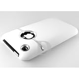 CASE2CASE 88 WHITE iPhone 3 3G 3GS hard case with chrome molding