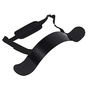 Wakects Arm Curl Blaster, aluminium legering met verstelbare riem geweldig voor Bicep Body Building en spierkracht…