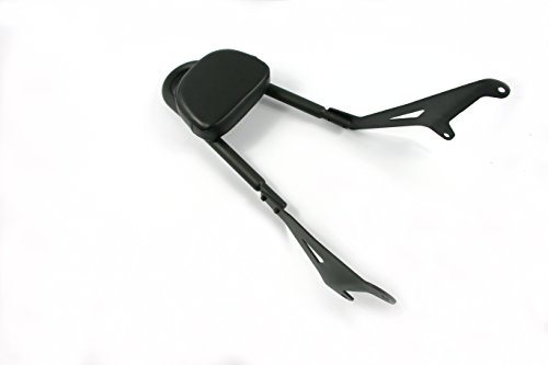 Motorcycle Backrest Detachable Passenger Pad Driver Rider Sissy Bar For Yamaha Stryker XVS1300 - Thumbnail 3
