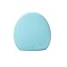Mini Silicone Facial Cleansing Brush - FEITA Waterproof Silicon Face Cleaner and Electric Masager System for All Skin Types (Blue)