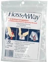 Floss-A-Way - Package of 100 and 3 Inch Ring