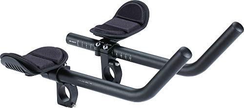 BBB Cycling Aero Bars Maximale Aerodynamik Fahrradlenker Aluminium, Extra lange J-Bend Armlehne für Rennräder Triathlon Lenkerstütze Rutschfeste Fahrr