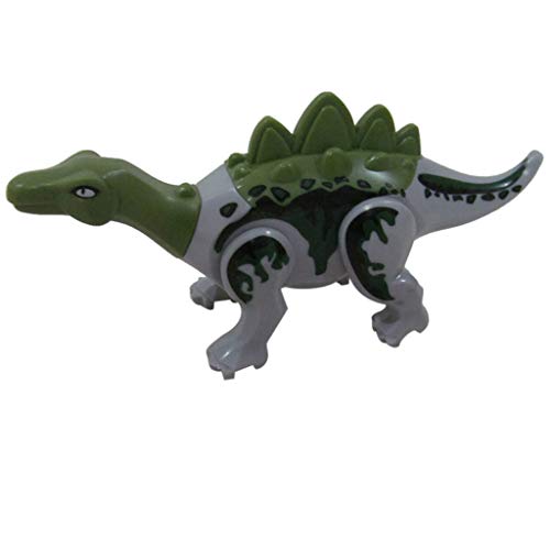 Livoty Dinosaur Toy Playset 8 Pack,Buildable Dinosaur Building Blocks Figures Toys with Movable Jaws,Including T Rex,Pterosaur,Velociraptor, etc (Multicolor) - Thumbnail 6