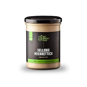 get green plus – Feine handgekochte Bio-Suppe „Sellerie-Meerrettich“ (6x380ml) | vegan, glutenfrei | frisch gekocht aus…