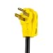 Proline Power Female 30Amp to 50Amp Male, RV Camper Adapter Cord, 12inch,10/3, STW (50M/30F)