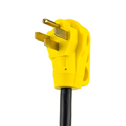 Proline Power 25 Foot 50Amp Heavy Duty RV Extension Cord with Twist Lock Connector and Easy Removal Handle, 125V/250V for Trailer, Camper, Motorhome