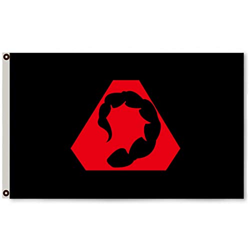 FlyLong Command & Conquer Brotherhood of Nod Tiberium War Flag Banner Man Cave Garage Decor 3x5Feet (Black)