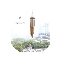 Bluecandy Large Bamboo Wind Bell Bamboo Wind Chimes Outdoor Turtle Tube Wind-Chime,A