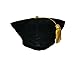 4 sided velvet Tam black