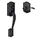 Schlage FE285-CAM-ACC-CAM-LH Camelot Lower Handle Set for Electronic Keypad with, Aged Bronze