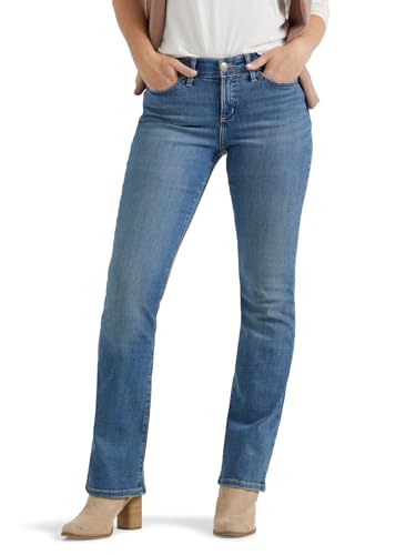 Lee Women's Ultra Lux Comfort with Flex Motion Bootcut Jean Majestic 6 Long