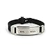 Fanstown BTS Kpop Stainless Steel Silicon Wristband Adjustable with lomo Cards