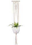 Mkono Macrame Plant Hanger Hanging Planter Wall Art