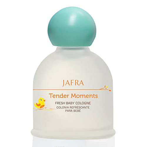 JAFRA Tender Moments Fresh Baby Cologne | Alcohol-Free Baby Fragrance | with Bergamot, Rose, White Jasmine, Vanilla & Sandalwood | Light Floral Scent for Babies 6+ Months | 3.3 Fl Oz (100 ml)