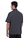 Five Star Chef Apparel 18025 Unisex Short Sleeve Chef Jacket Charcoal L