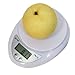 1 X 5Kg x 1g Digital Kitchen Scale Diet Food Compact Kitchen Scale 11lb x 0.04oz