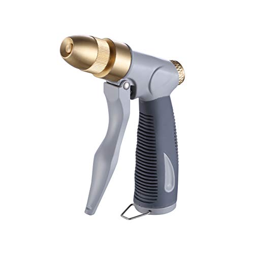 V.C.Formark Garden Hose Nozzle, Heavy Duty Metal Hose Spray Nozzle, Adjustable Multi-Function Nozzle for Hand Watering Plants & Lawn, Car Washing, Patio and Pets - Thumbnail 7