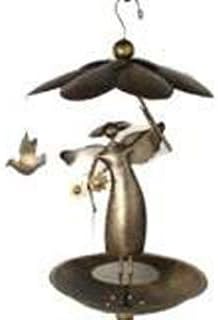 Amazon Com Blue Handworks Garden Fairy Bird Feeder Wild Bird
