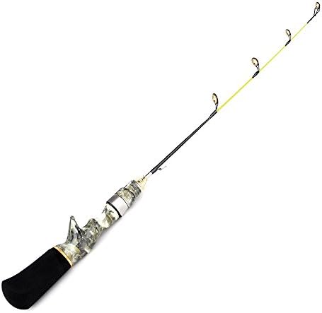 Ice Fishing Rod Carbon Fiber Professional Tackle Gun Type Mini Poles 20 In Light Travel FTK (19.7 in)