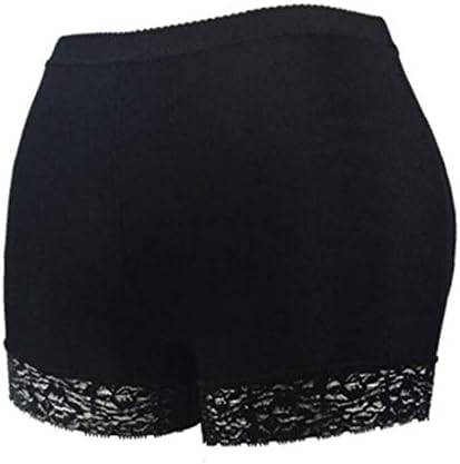 HGJVBFGH144 Women's Mesh Panties Mid-waist Body-shaping Soft Underwear Hip Enhancer Black M