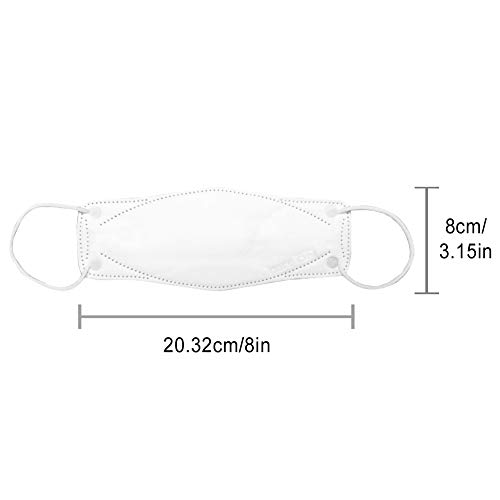 [10 Pack] [CARE ON] KF94 Certified 4Layers Face Safety Mask for