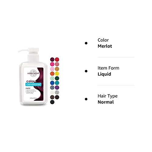 Keracolor Clenditioner MERLOT Hair Dye Semi Permanent Hair Color