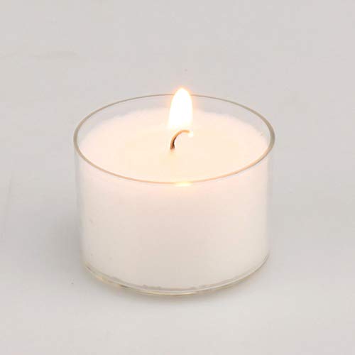 YSYYSH Candle 36pcs White PVC Flame Retardant 8H Tea Wax Round Smokeless Courtship Marriage Candle Candle (Size : 36pcs)