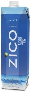 ZICO Pure Premium Coconut Water, Natural, 33.8-Ounce Container (Pack of 6) with Mini Tool Box (fs)