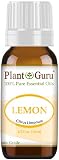 Lemon Essential Oil 10 ml. 100% Pure Undiluted Therapeutic Grade Cold Pressed From Fresh Lemon Peel, Great for Aromatherapy Diffuser, Relaxation and Calming, Natural Cleaner.