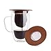 Geesta Portable Pour Over Coffee Maker, Single Cup Brew Buddy with the Reusable Dye-Free Mesh Bag for Travel and Camping