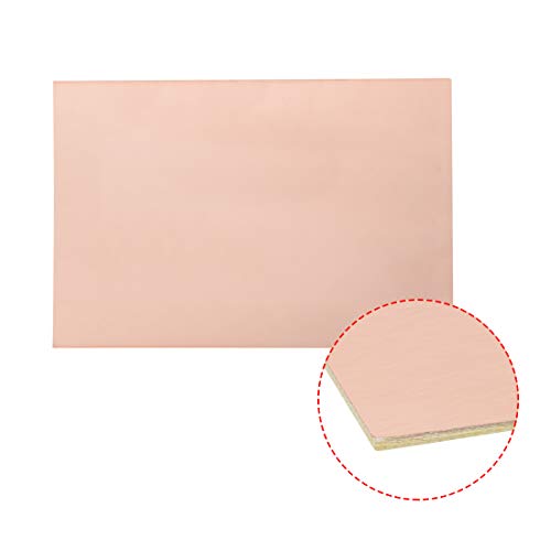 uxcell 150x100mm Double-Sided Copper Clad Laminate PCB Circuit Board FR4 1.5mm Thickness DIY Prototyping PCB Board
