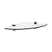 KES BGS3102 Lavatory Bathroom Corner Tempered Glass Shelf 8MM-Thick Wall Mount Triangular, Polished Chrome