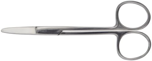 Integra Miltex Vantage V99-102 Stainless Steel Littauer Junior Stitch Scissors/Forceps with Standard Pattern, 4.5" Length