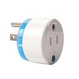 HAOZEE Z Wave Plus Mini Smart Power Plug Home Automation Zwave Outlet Energy Monitoring Works with Wink SmartThings & more,ETL Listed