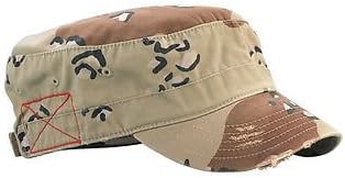 MG Distressed Washed Cotton Cadet Army Cap