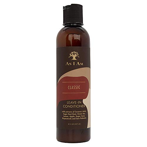 As I Am Leave In Conditioner - 8 Ounce - Conditions and Softens Curls & Coils - Moisturizes and Strengthens Hair - Prevents Tangles - Eases Wet Combing - Seals Cuticles