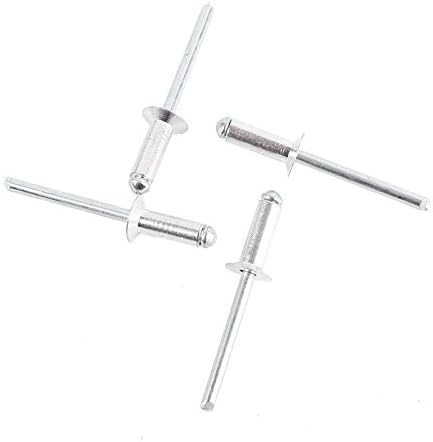Rivets SUPERTOOL Aluminium Pop Rivets Large Flange, Open-End Dome Head Blind Rivets 2.4/3.2/4/4.8mm Pack of 50 (3.2 x 7 mm) - Image 5