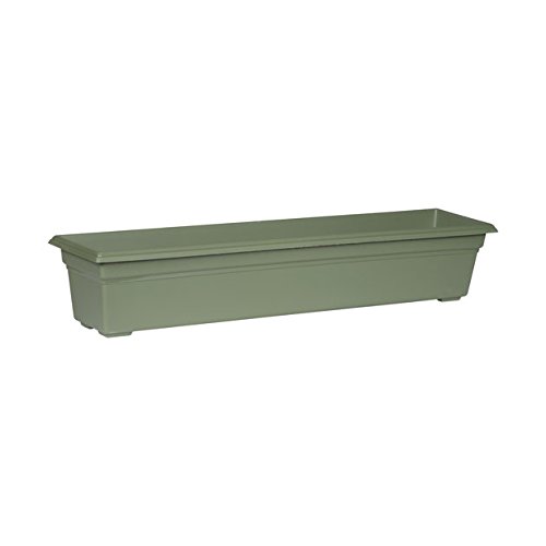 Countryside Flower Box Planter, Sage, 36-Inch