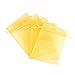 Anleolife 46 inch Yellow Sheer Organza Wedding Favor Bags 100pcs Shower Gift Bags Bathroom Soaps Nail Polish Potpourri Organzer Business Samples Display Drawstring Pouches Party Baby Shower Favors
