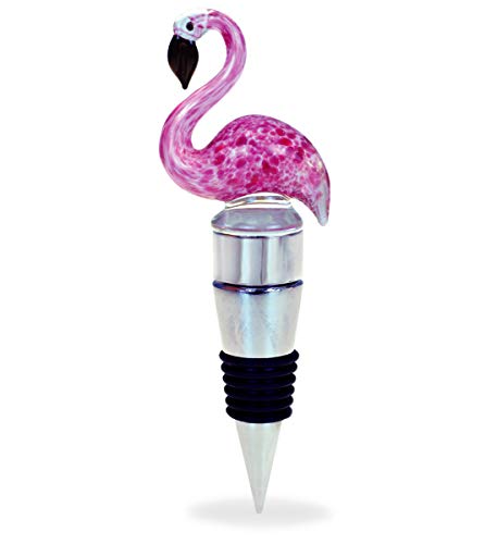 Cheers-Flamingo-Glass-Wine-Stopper-With-LED-Changing-Lights-Elegant-Multi-Color-LED-Lights-Wine-Bottle-Stopper-Reusable-Tropical-Animal-Bottle-Topper-Plug-Sealer-Home-Decor-Bar-Tool-Accessory