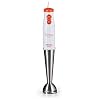 Ariete 881 Pimmy 200 – Frullatore a immersione – Gambo rimovibile e lame in Acciaio Inox – 2 velocità – 200 Watt – Bianco e Arancio