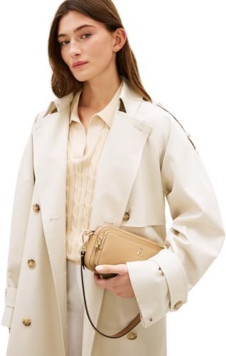Donna Borsa a Tracolla Camera Daily Camera Bag con Zip, Beige (Safari Canvas), Taglia Unica