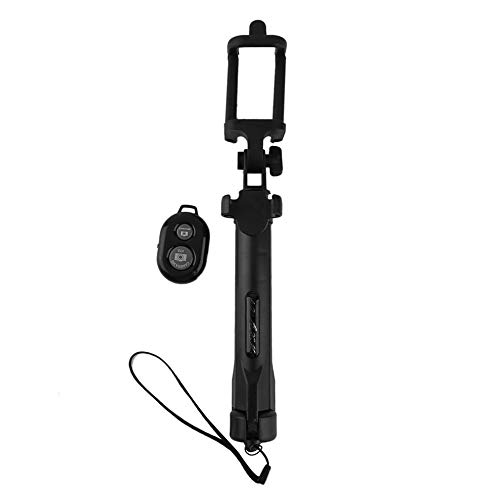 Selfie Stick Monopod Tripod, Stainless Steel 4 in 1 Wireless Remote Shutter+Handheld Cellphone Selfie Stick Monopod+Tripod+Holder for IOS Android SmartPhone - Thumbnail 5