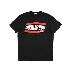 DSQUARED2 T-shirt Relax Nero Bambino Kids Boy Mod. DQ0150