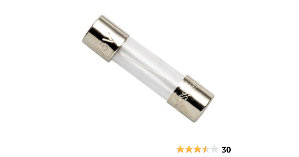 Radioshack 8a 125v 5x20mm Fast Acting Glass Fuses 4 Pack Amazon Com Industrial Scientific