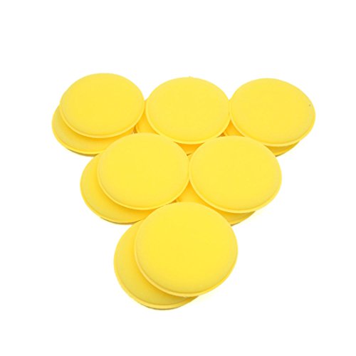 uxcell 12 Pcs Waxing Polish Foam Sponge Wax Applicator Cleaning Detailing Pads for Car
