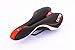 Foir Bike Saddle Mountain Bike Seat Breathable Comfortable Bicycle Seat with Central Relief Zone and Ergonomics Design Fit for Road Bike and Mountain Bike (red and Black)
