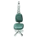 Sterling Silver Office Chair Lobster Clasp Charm