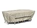 CoverMates – Rectangular Dining Table/Chair Set Cover – 106W x 58D x 30H – Elite Collection – 3 YR Warranty – Year Around Protection - Khaki